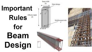 Important Rules for Beam Design