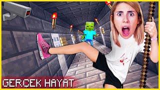 GERÇEK HAYATTA MİNECRAFT HAYATTA KALMA DİLA KENT