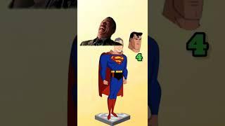 superman||superman cartoon|wrong head top superheroes #shorts #ytshorts #superman #wronghead