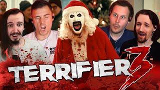 TERRIFIER 3 (2024) MOVIE REACTION!! - First Time Watching!