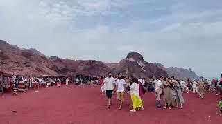 The Blood Beach of Hormuz Island!🩸 ️ #hormuz #iran