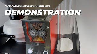 Cocoa beans crusher and winnower for bean-to-bar chocolate production | KADZAMA