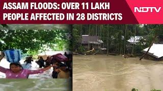 Assam Flood News | Assam Floods: Over 11 Lakh People Affected In 28 Districts