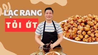 Lạc rang tỏi ớt - ngon nhức nách lại dễ làm | Cùng Cháu Vào Bếp