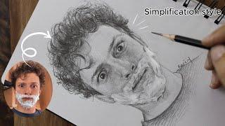 Master drawing faces without using the Loomis method