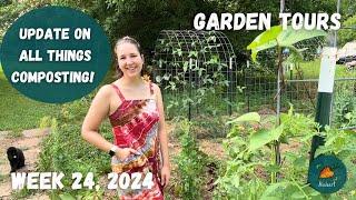 Going in-depth on the entire summer garden! | Garden Tour WEEK 24, 2024