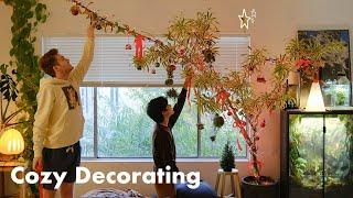 Cozy Decorating with Chris | making a houseplant Christmas tree