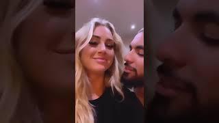 Alisha Lehmann and Douglas Luiz leaked kissing video #shorts #alishalehmann #douglasluiz #football