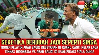 NAIK DARAH ~ Keok Dari Tim Sekelas Timnas, Pelatih Arab Saudi CERAMAHI Pemainnya ~ Singgung Ranking