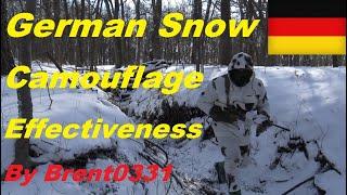 German "Schneetarn" Snow Camouflage Effectiveness By Brent0331