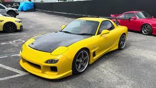 1998 Mazda Rx7 Big HKS Single Turbo FD3S 30th Anniversary RSR Feature Video Drive in/FLYBY