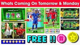 What Is Coming On Tomorrow & Next Monday In eFootball 2024 Mobile !! Upcoming Potw & Free Coins 