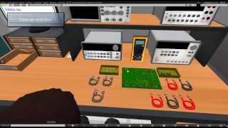 eLab3D: Remote Laboratory for Electronics in 3D environment