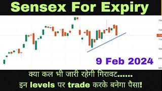 sensex prediction for tomorrow #sensex  analysis #sensex for expiry