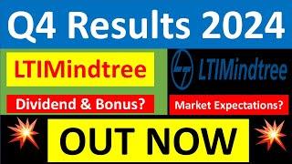 LTIMINDTREE Q4 results 2024 | LTIM results today | LTIMINDTREE Share News | LTIM Share Dividend