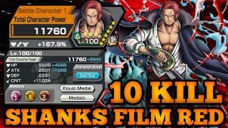 SHANKS FILM RED FULL BOOST GAMEPLAY | ONE PIECE BOUNTY RUSH | OPBR