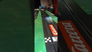 70 chevelle ss vs Porsche Gt 3 Rs (Drag Race 1/32 slot cars )