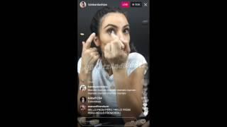 Kim Kardashian Makeup Tutorial on Instagram Live