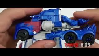 Tobot Robot Adventure vs Athlon! Transformers Stop Motion IronHide, Tritan Car Kids Toys #TransKids