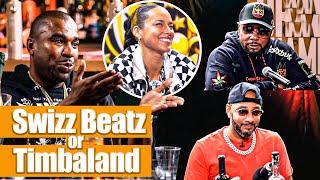 Swizz Beatz or Timbaland ? | Legendary Producers Conversation On Drink Champs 