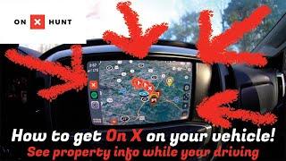 How to Display OnX Hunt Maps with Property Owners on Your Vehicles LCD Screen! | (DREAM COME TRUE!!)