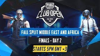 [AR] PMCO Middle East & Africa Finals Day 2 | Fall Split | PUBG MOBILE CLUB OPEN 2020