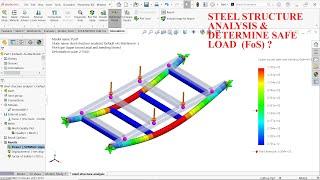 SolidWorks Weldments & Steel Structure Analysis in SolidWorks Simulation