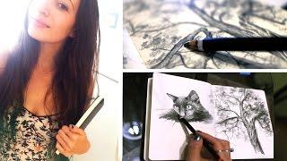 New Sketchbook | Goodbye Art Studio | Lena's Art Diary #12