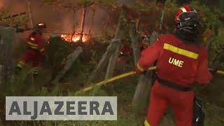 Portugal and Spain hit by deadly wildfires fueled by Hurricane Ophelia