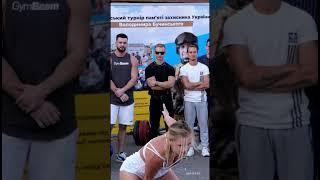 Strongwoman Olha | Ukrainian sport blond girl