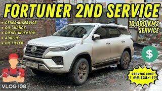 2nd Service & Experience of my 2024 Toyota Fortuner | Fortuner 2024 | Aayush Joshi | Vlog 108