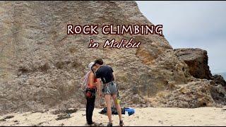 Rock Climbing in Malibu (W/ My Husband!) | July Vlog PT 2