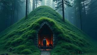 A Man Built a House Inside a Mountain Frame House Underground | Start to Finish | @tickcreekranch