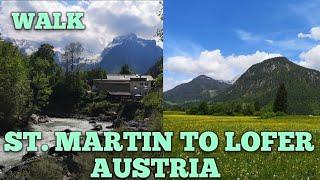 Nature Walk from St Martin to Lofer in Austria