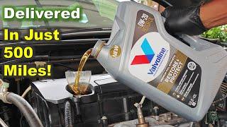 500 miles of Valvoline Restore & Protect Cleans Engine! / Cleared blow-by in 500 miles!