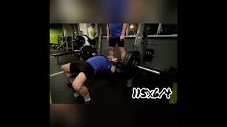 Bench press. Dmitry Yanushkevich. 115 kg.