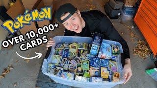 I BOUGHT A 100LB BIN OF POKEMON CARDS - HERE'S WHAT I FOUND!!!