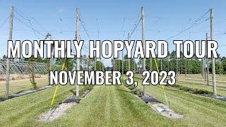 Monthly Hopyard Tour (2023-11-03) | Univ of Florida Hops Research