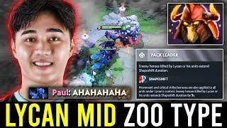 ABED tries different FACET on LYCAN.. "ZOO TYPE MODE MID"