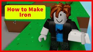 How to Get and Make Iron in SKYBLOCK ROBLOX