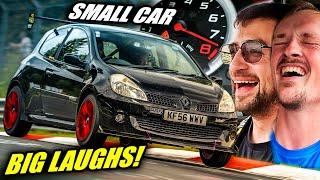 Hysterical Laughs & BIG REVS! Renault Clio R.S. 197 // Nürburgring