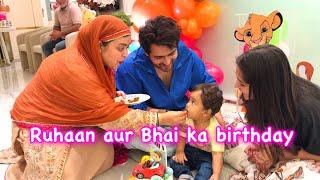 Ruhaan aur bhai ka birthday vlog ️