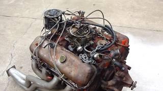 CHEVY 454 ENGINE START UP ON GROUND * HOT RATROD ENGINE  * TEST RUN * REDNECK ENGINEERING