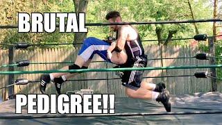 WEIRDO TRESPASSES IN MY WRESTLING RING....GETS REKT!