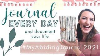 Journal every day with me in 2021 + what journal I am using #myabidingjournal2021
