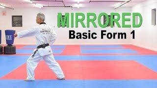 MIRRORED VERSION Taekwondo Basic Form 1