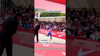 WORLD RECORD  2h:00:35”  Congrats Kelvin Kiptum at the Chicago Marathon #chicago #marathon #run