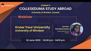 Collegedunia Study Abroad || Study in Canada: University of Windsor