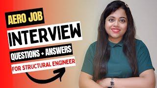 Structural Engineer Job Interview Q& A || Specially Aero, Mech, Civil #engineering || Innova World