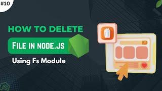 How to Delete Files in Node.js Using the Fs Module | Node.js Tutorial #nodejs #backend